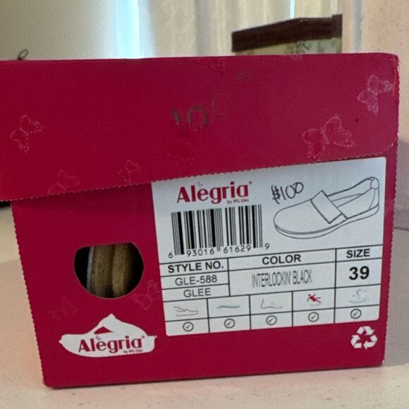 NWT Alegria Gleeterlockin' Black SIZE 39 or 8.5 M - Picture 8 of 8